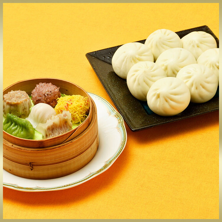 【お試しセット】ミニ肉まんじゅう8個＆状元樓自家製・彩り点心アソート6種6個