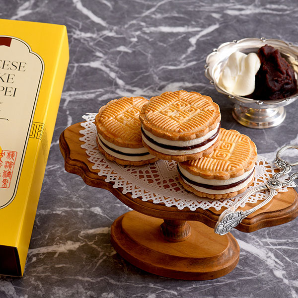 チーズケーキ月餅 小豆(3個入り)